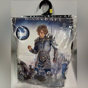 WARCRAFT Lothar Padded Muscles Child Halloween Costume Cosplay Med 7-8 Open Bag